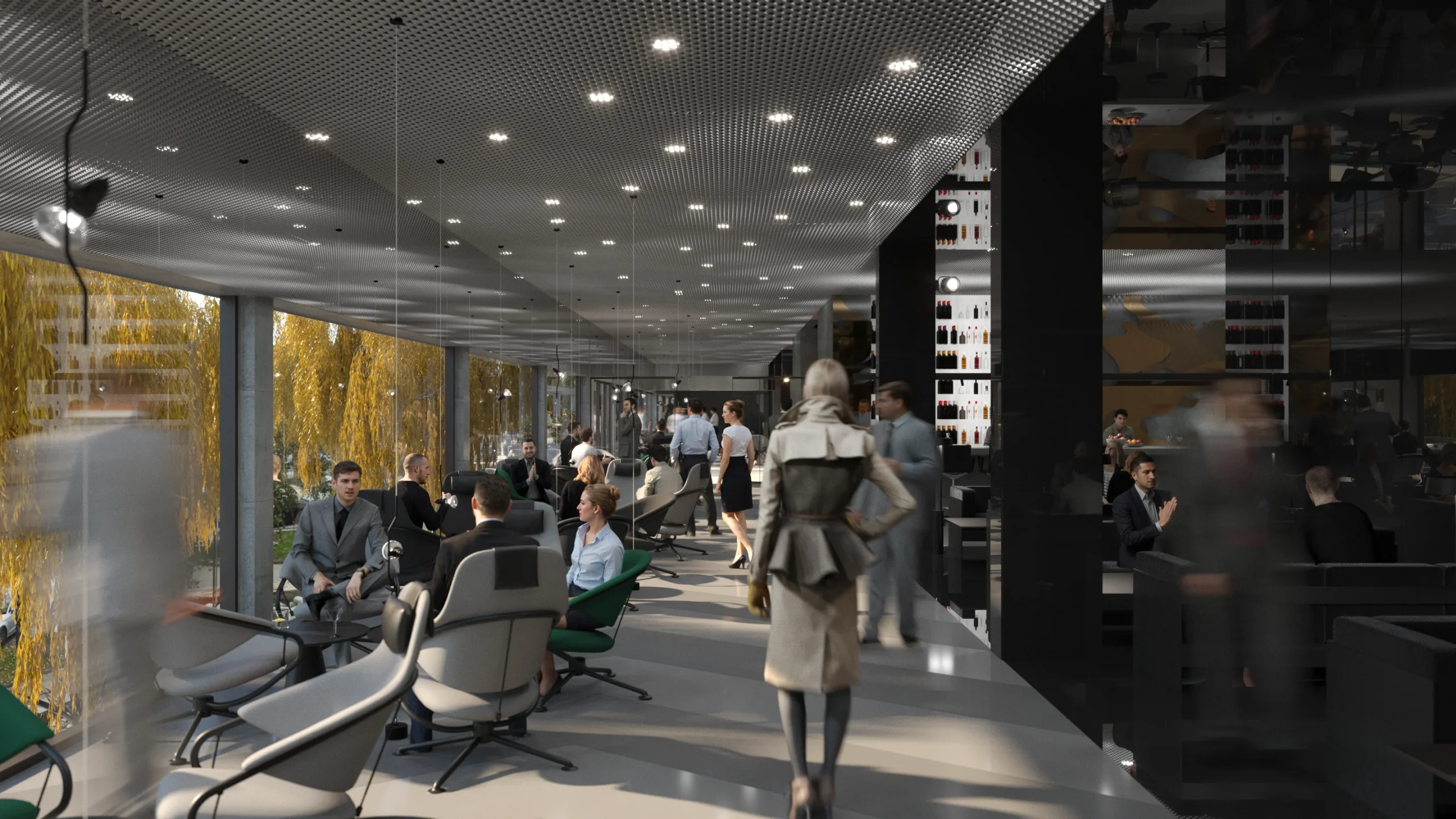 3D arhitektonska vizualizacija hotela Panorama, Zagreb, render