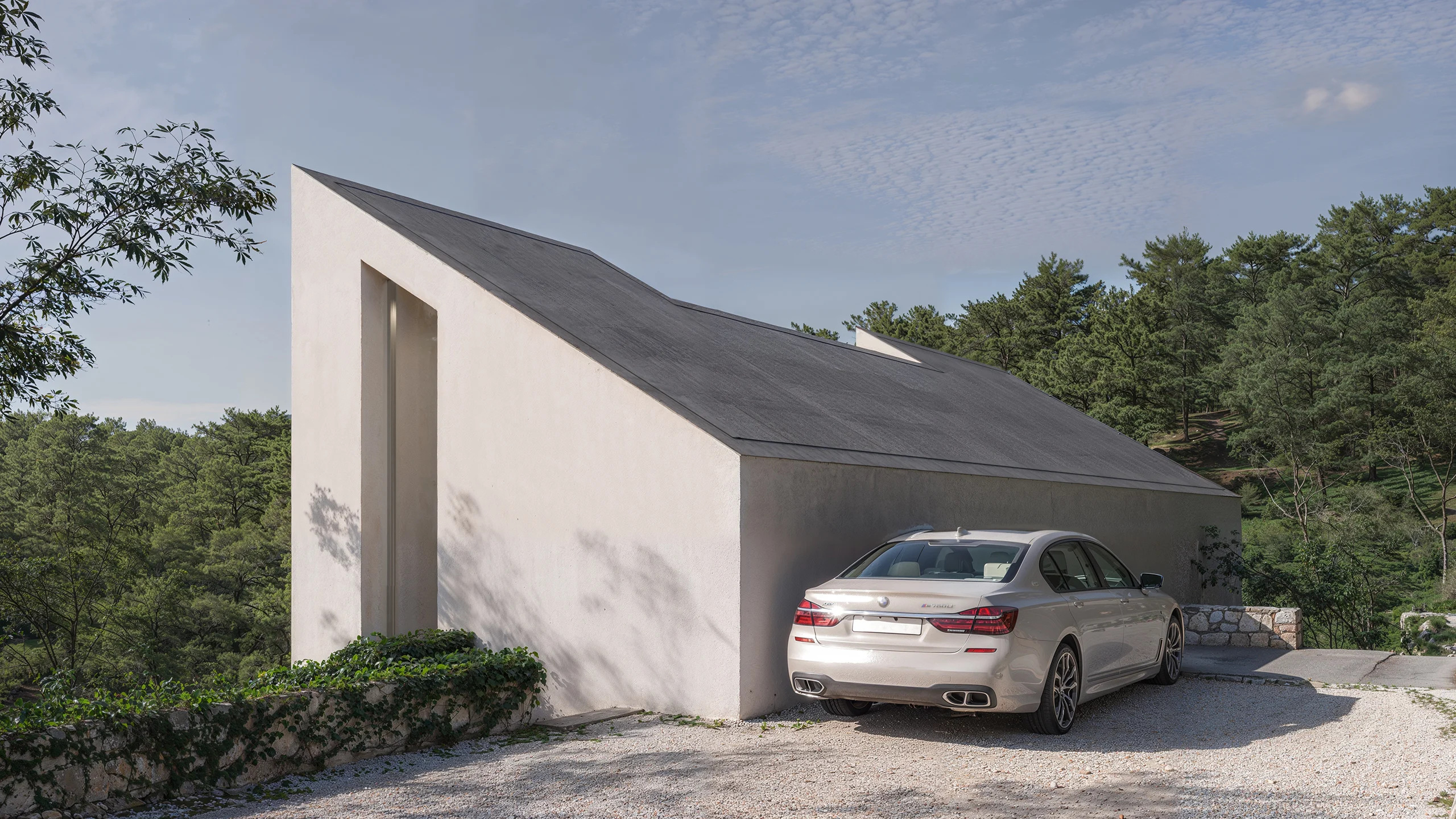3D arhitektonska vizualizacija eksterijera moderne vile, render, vizualizacija, Makarska